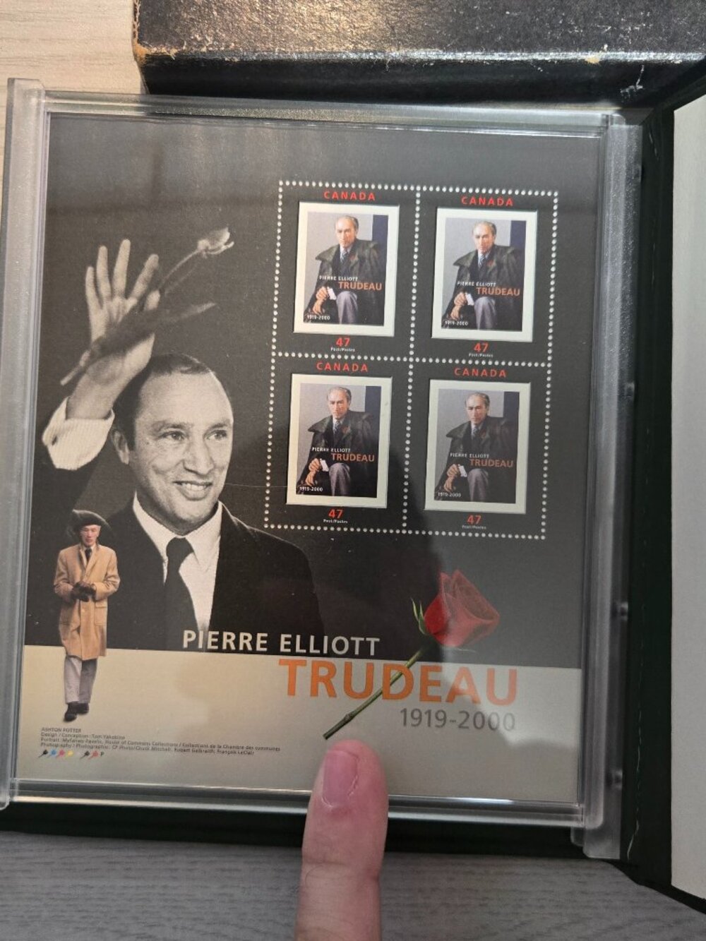 Pierre Elliott Trudeau 1919–2000 Limited Edition Canada Post Stamp Collection